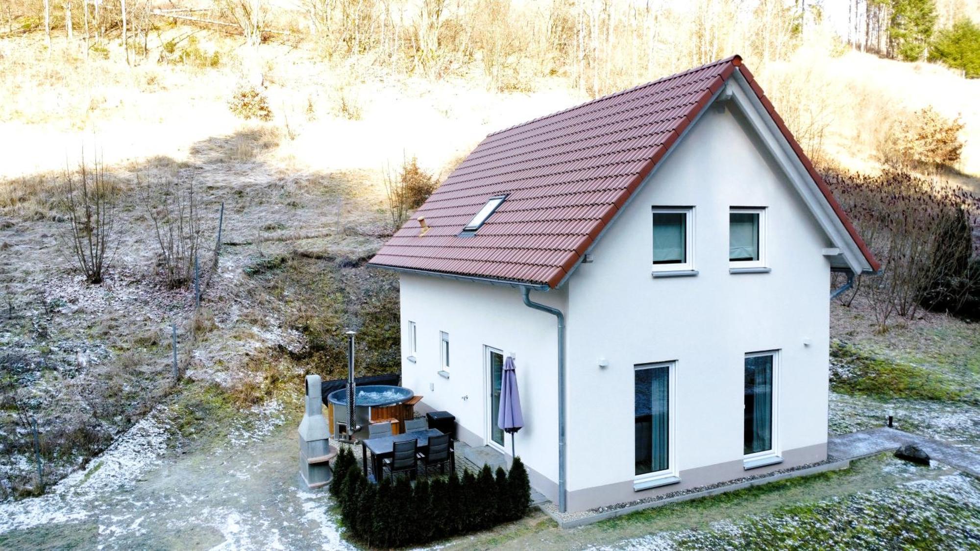 Frankenwald Chalets - Ferienhaus Mit Privaten Whirlpool Wilhelmsthal Εξωτερικό φωτογραφία